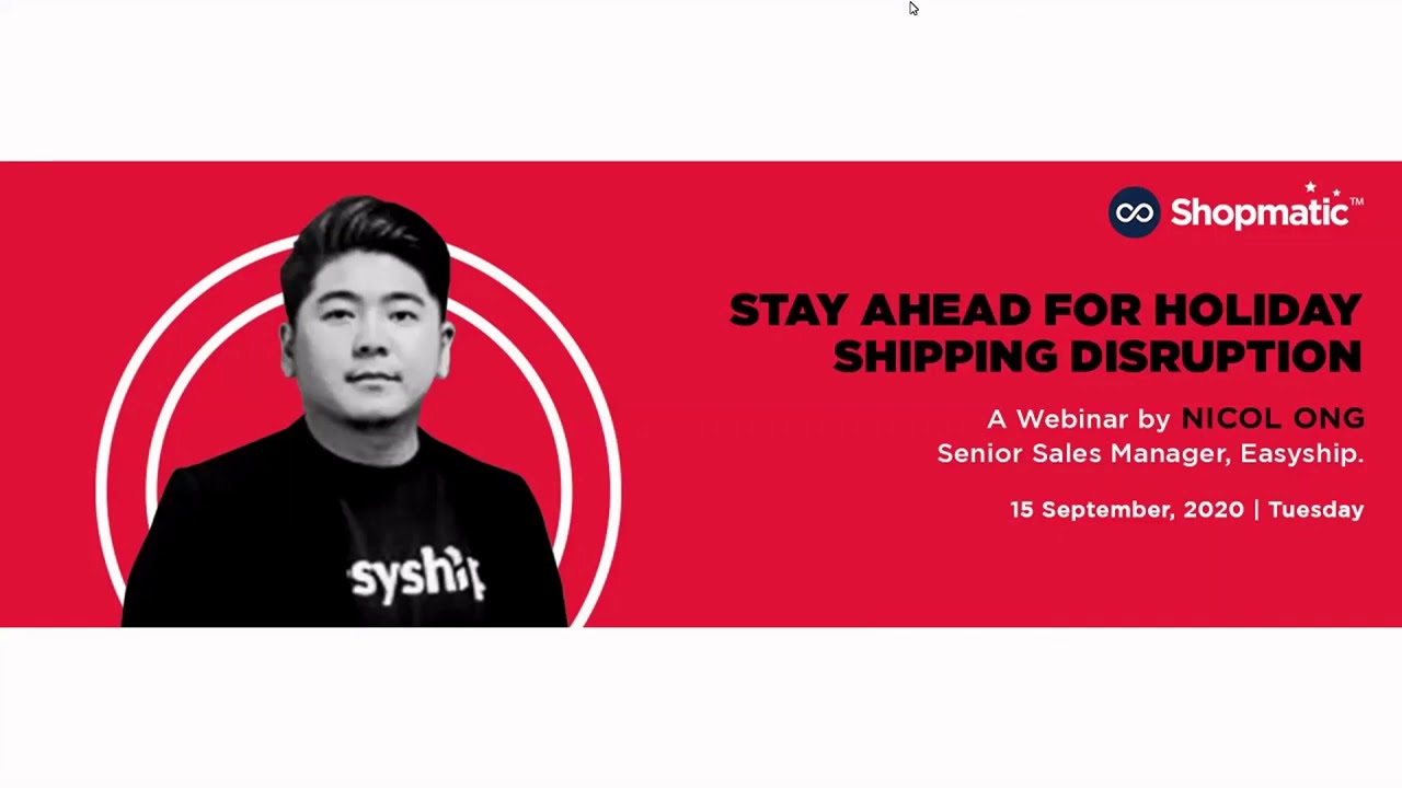 Stay Ahead For Holiday Shipping Disruption I Webinar