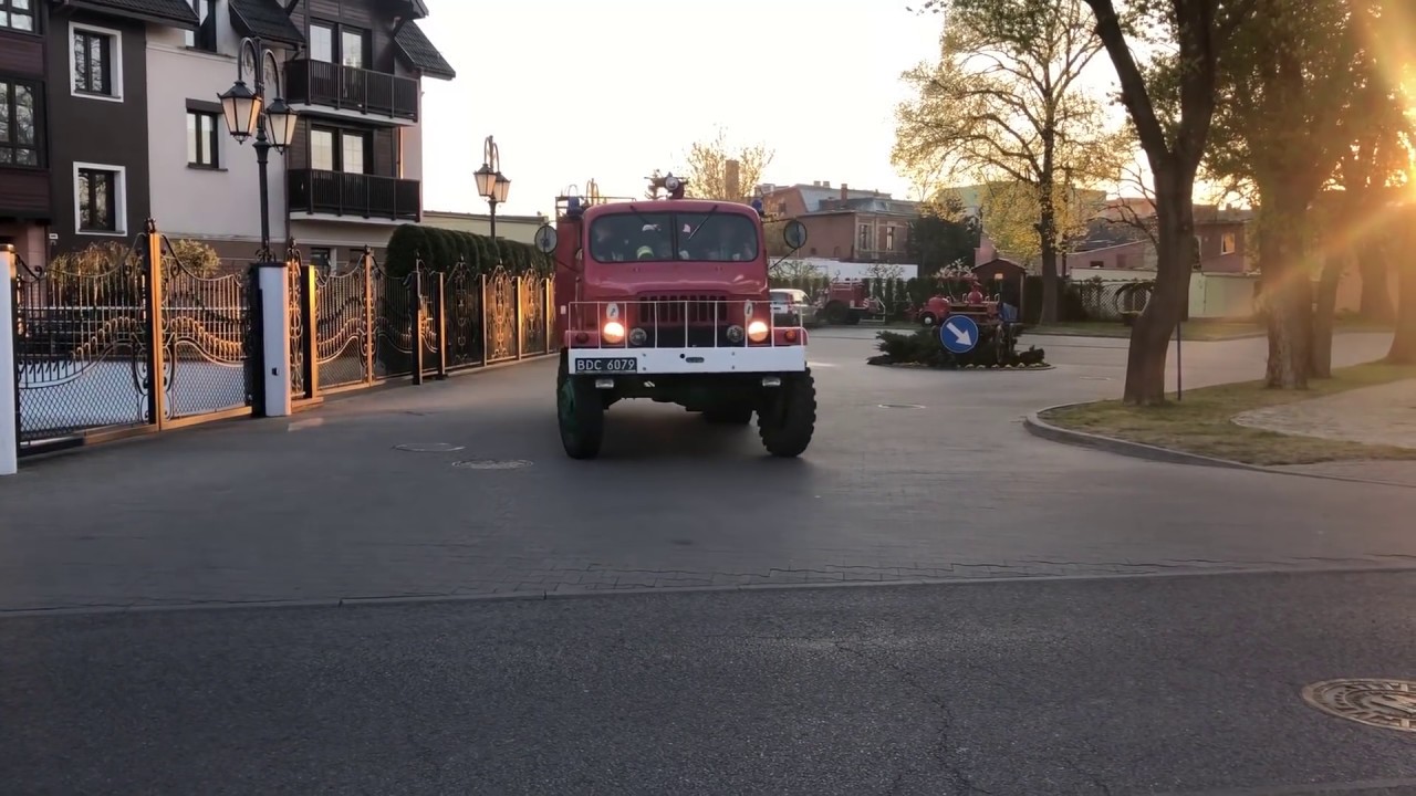 Wyjazd alarmowy Praga V3S OSP Solec Kujawski