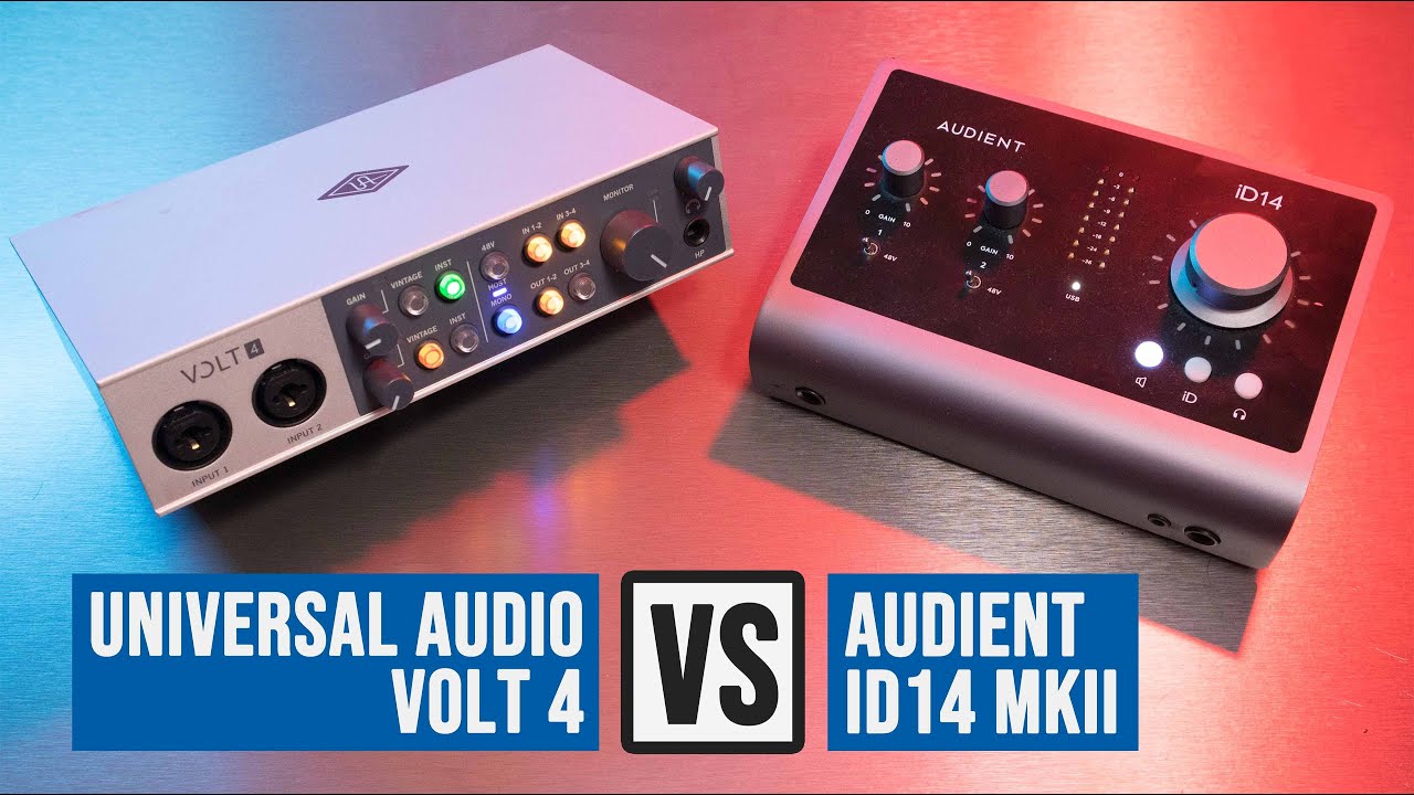 Universal Audio VOLT4 vs Audient iD14 | Preamp Test