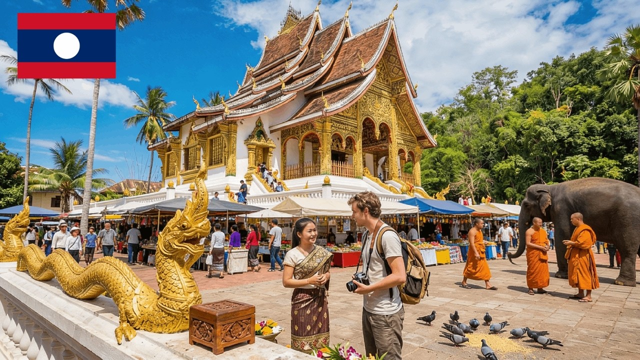 Najspokojniejsze miasto w Azji Południowo-Wschodniej? (Luang Prabang, Laos🇱🇦)