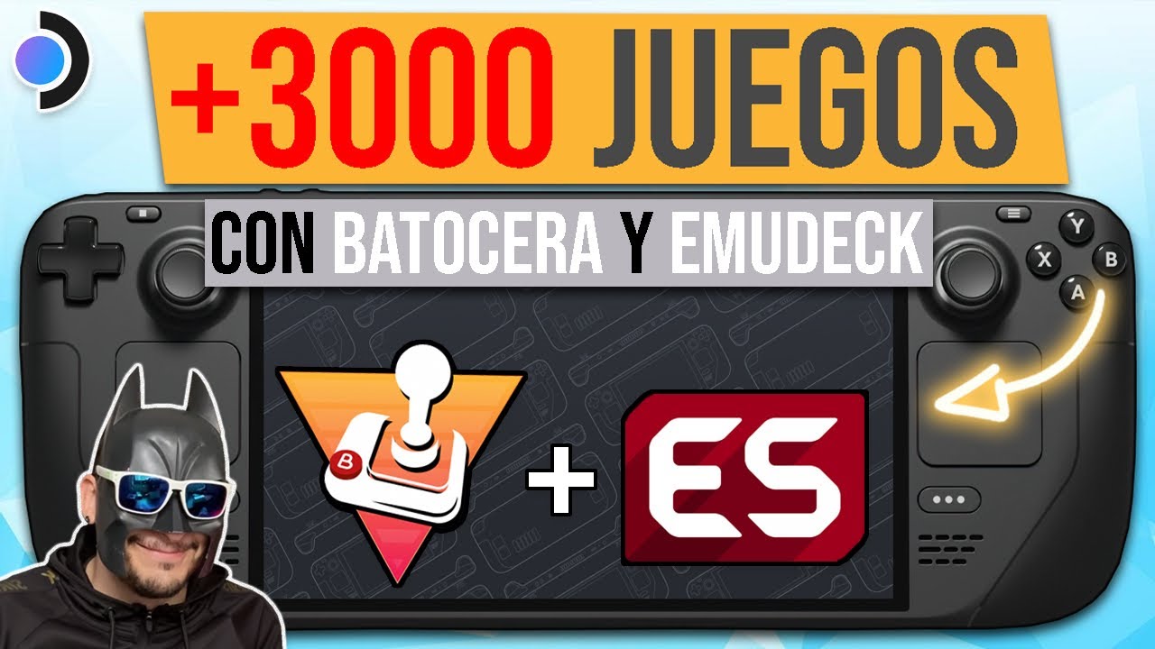 EMUDECK + BATOCERA en STEAM DECK más JUEGOS de STEAM