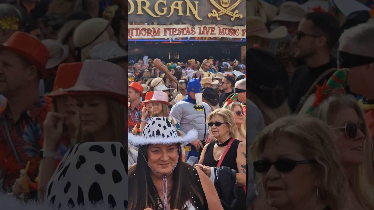 Benidorm fancy dress 2024 #benidorm #party #dance #nightlife #club #partytime #dj #funny #travel