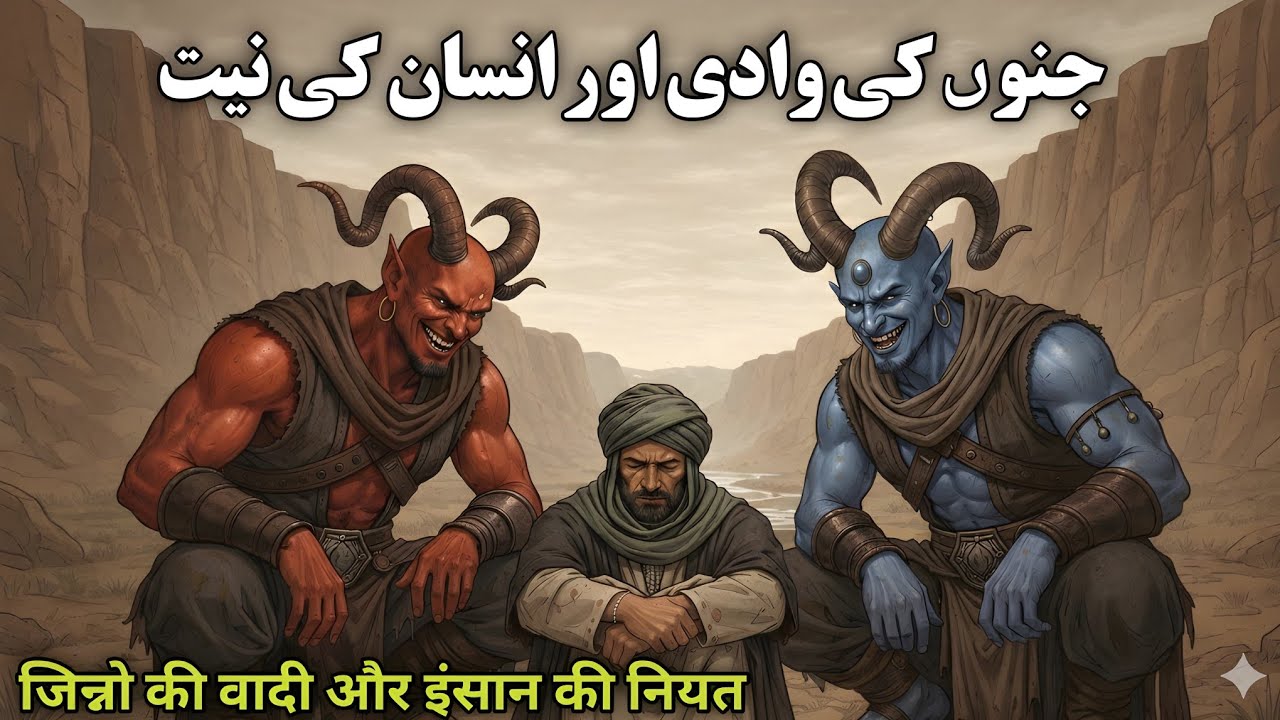 Jinno Ki Wadi Aur Insan Ki Niyat | Islamic Wisdom Story | Qadeem Hiqayat 