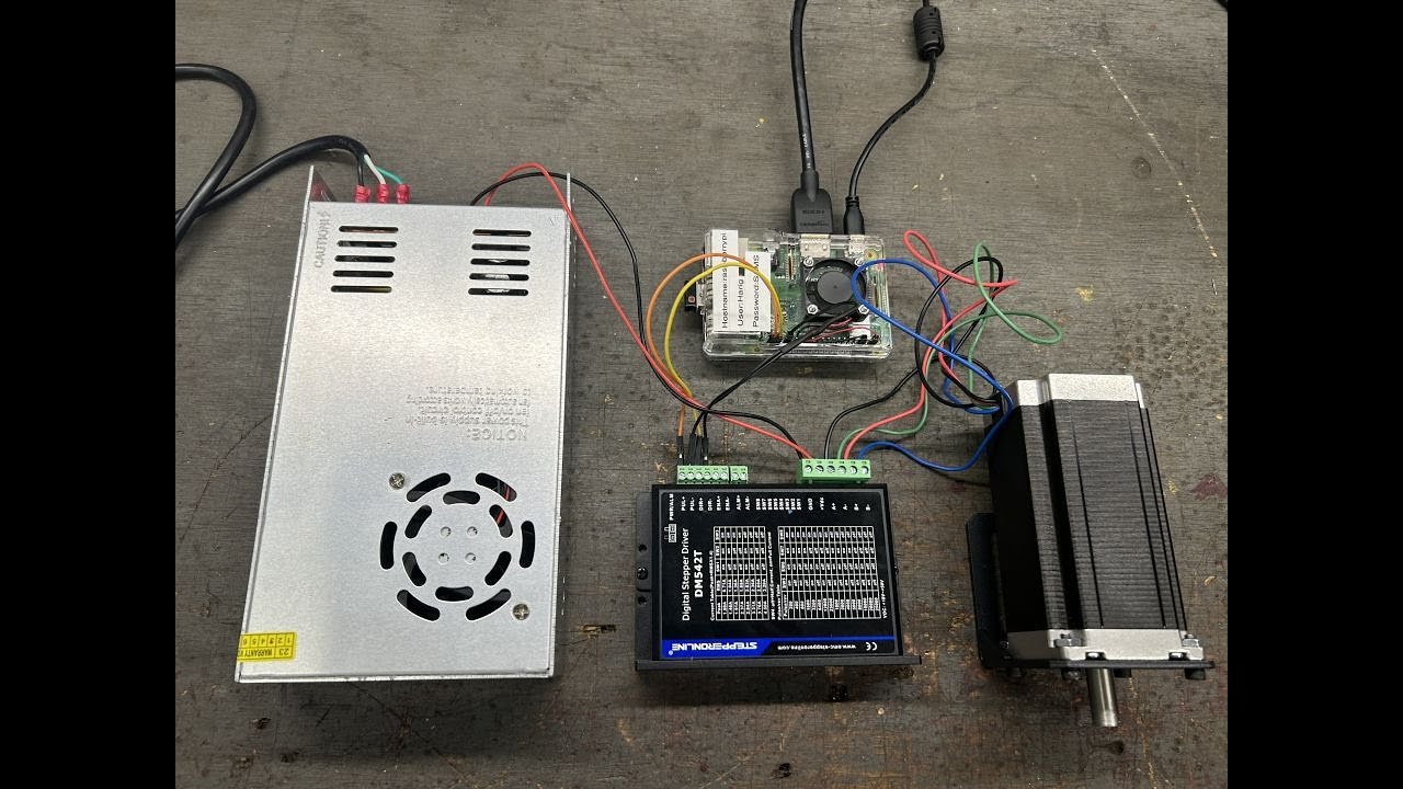 Controlling Large Stepper Motor With Raspberry Pi