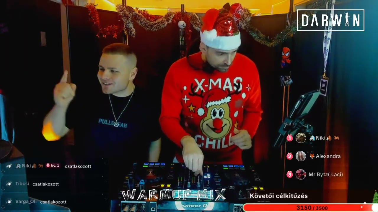 Warmup Mix Christmas Edition Live with CRAZYBOYS & Darwin (2025. 12. 20) - Hypertechno  | Mainstream