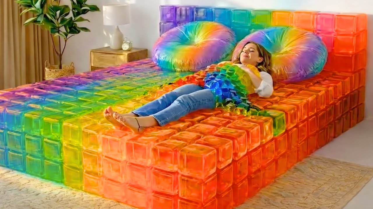 Which Crazy Bed Would You Choose? 😴🌙  | Ultimate Oddly Satisfying AI ASMR