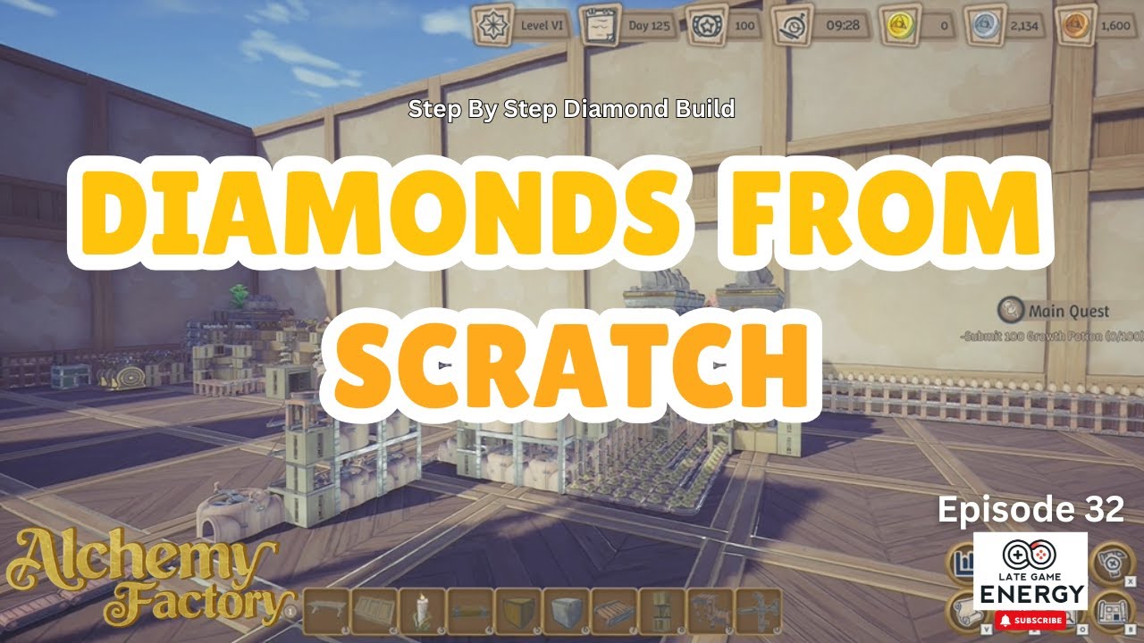 Пошаговая инструкция по сборке алмазной фабрики | Alchemy Factory