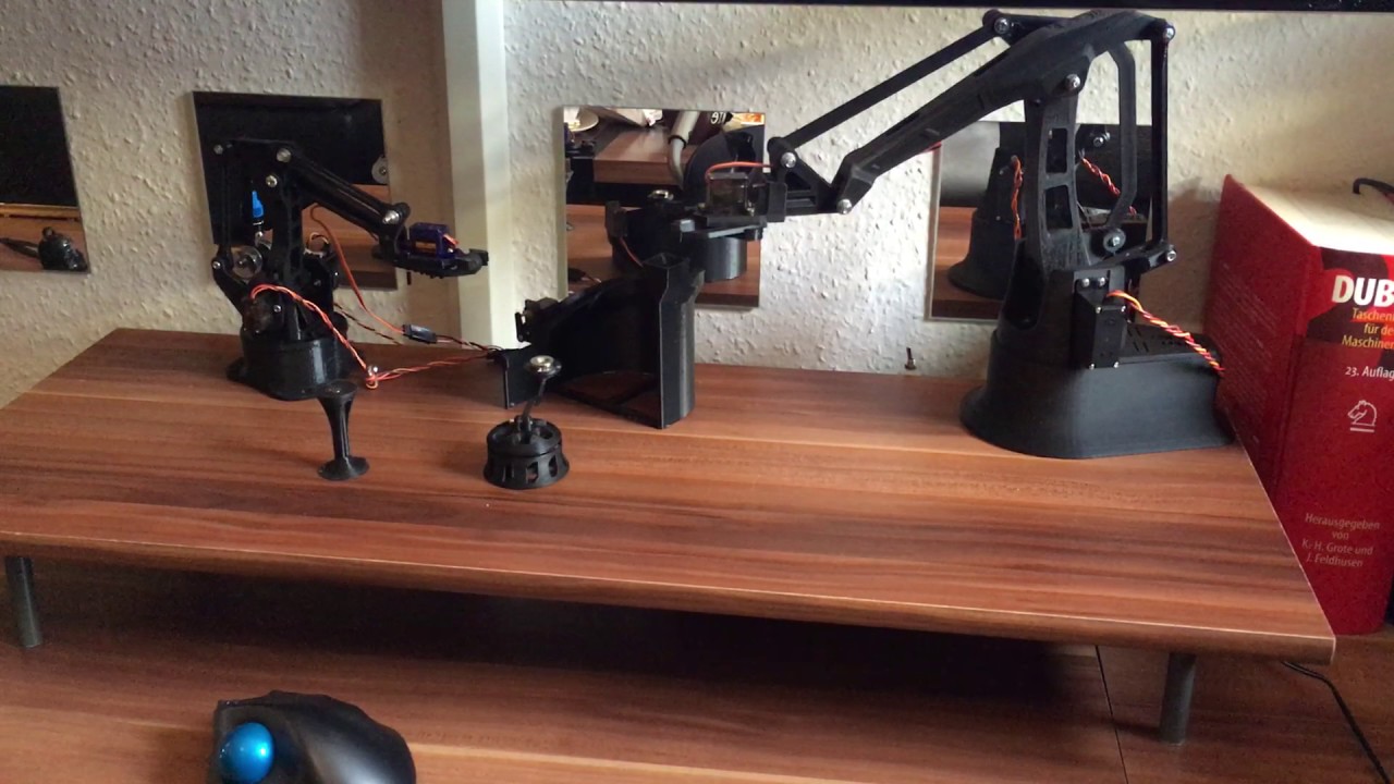 EEZYbotARM MK1 and MK2 - 3D printed robots using pololu maestro