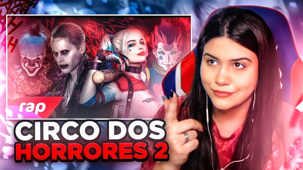 ME ARREPIOU! l Reagindo ao Rap do Coringa, Arlequina, Hisoka e Pennywise - CIRCO DOS HORRORES 2