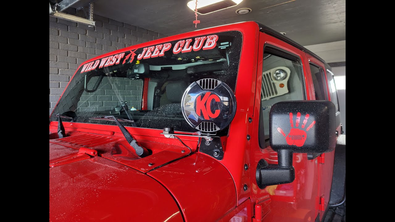 I installed KC HiLites Slimlites on my Jeep Wrangler JKU