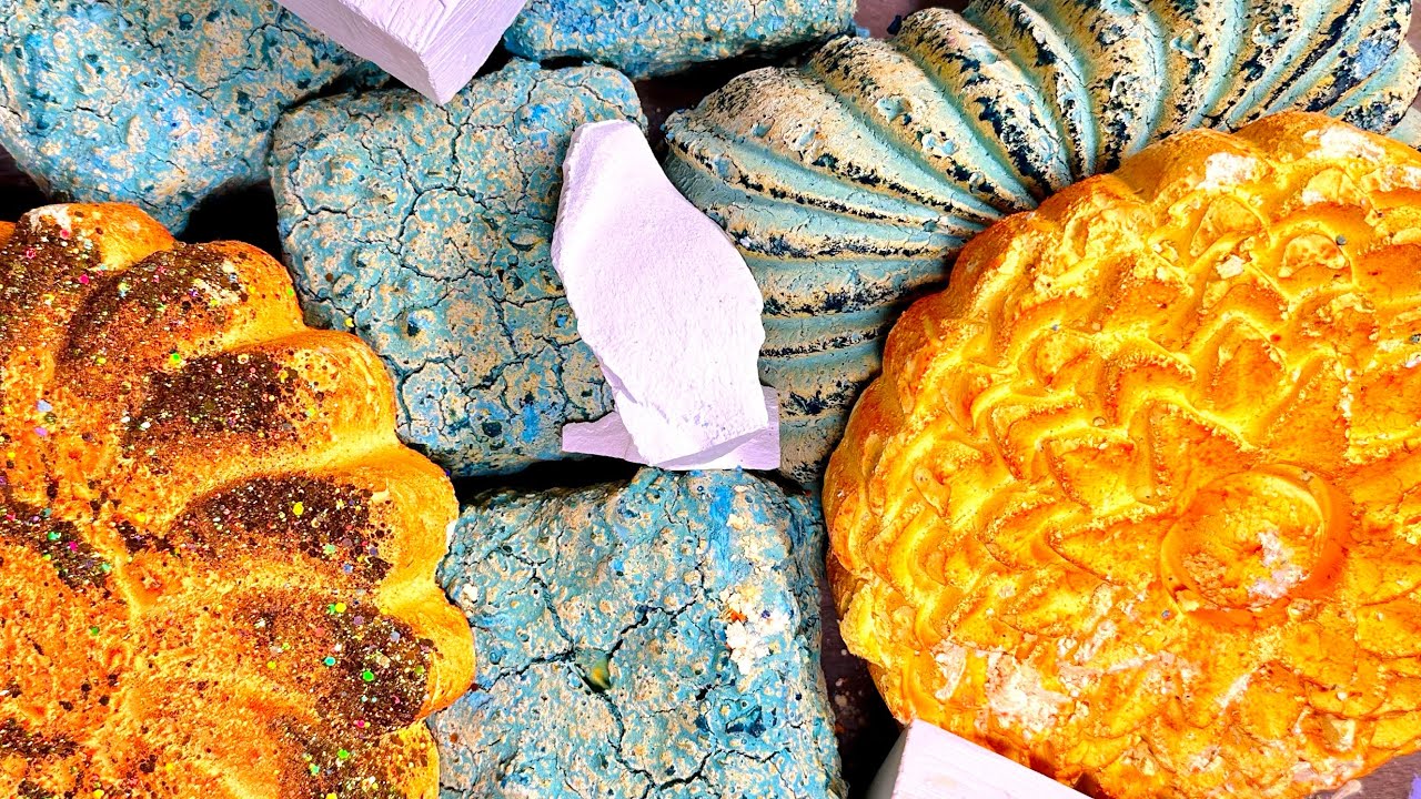 Crumbly Colorful Reforms and Crunchy Chalk #oddlysatisfying #asmrgymchalk