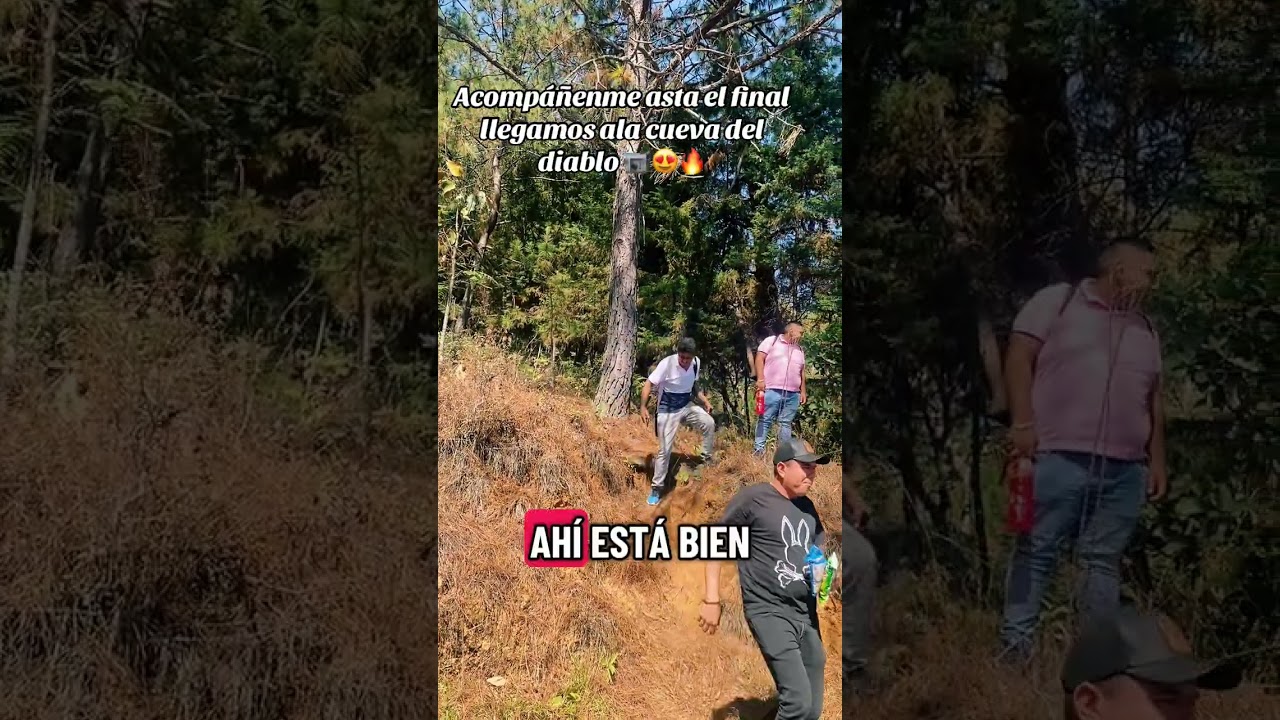 Bajando hacia la cueva del diablo en la sierra de Nanchititla 😱🔥📽️📹