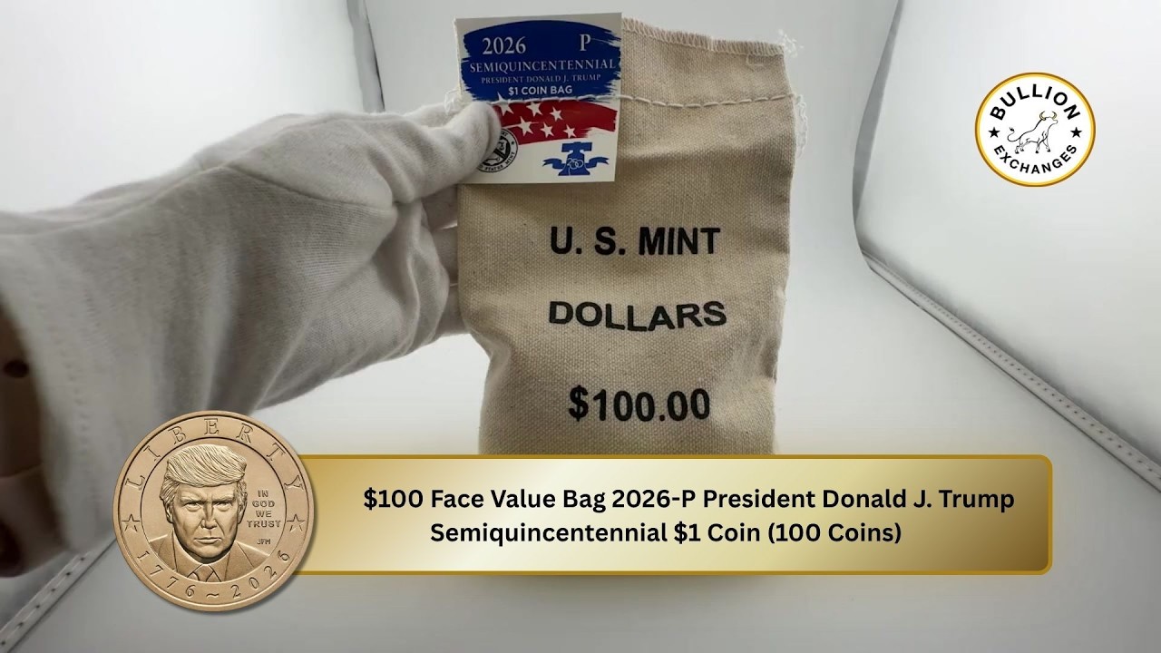 2026-P President Donald J. Trump Semiquincentennial $1 Coin