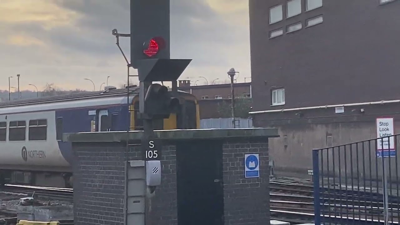 Rare northern class 156 at Sheffield station