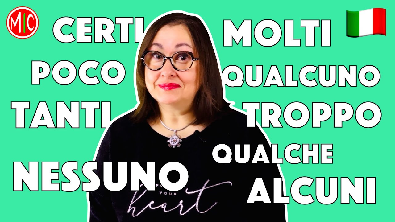 How to use NESSUNO, QUALCUNO, TROPPO, MOLTO: gli indefiniti in italiano | Learn Italian B1