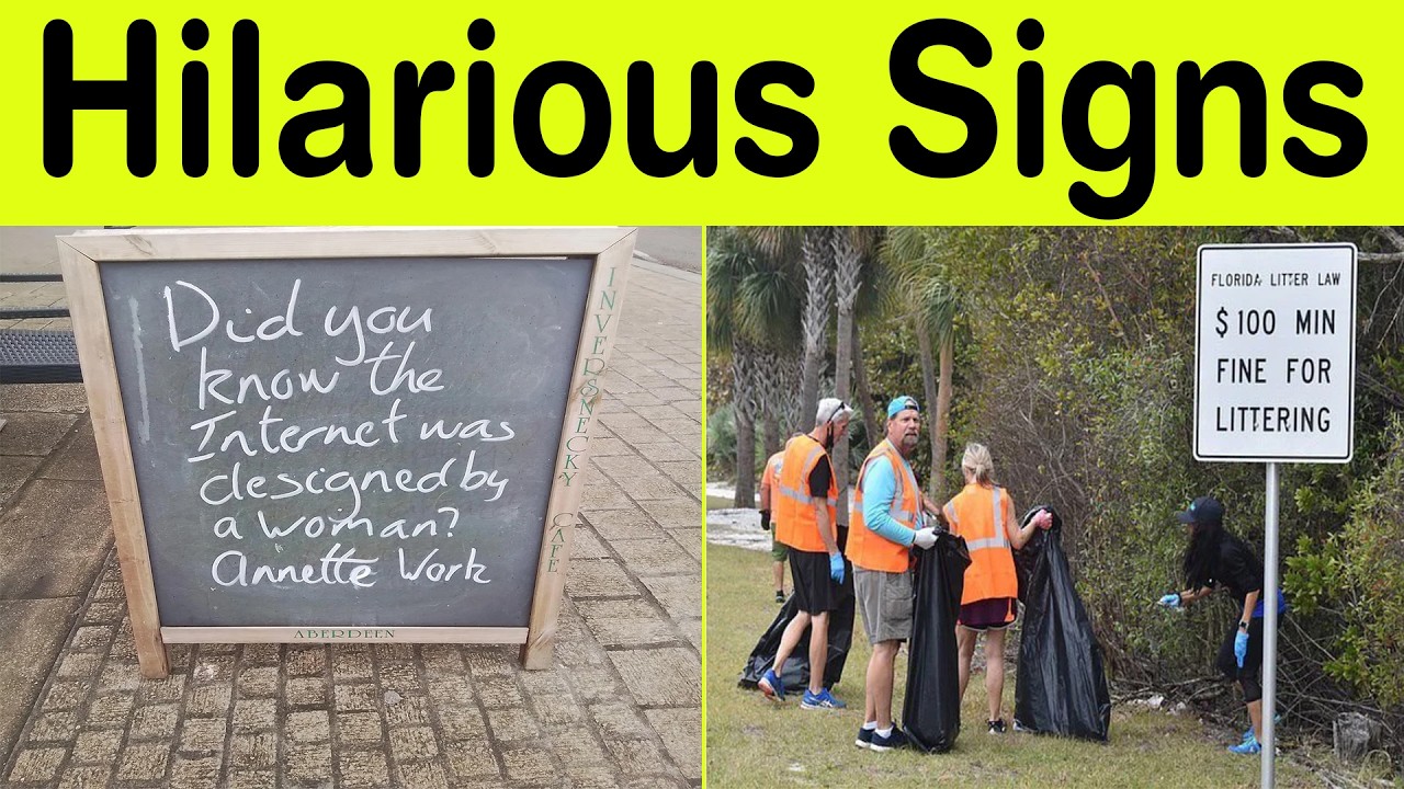 Hilarious Sign So Wrong It’s Right – Accidental Comedy at Its Best! || Happy Panda