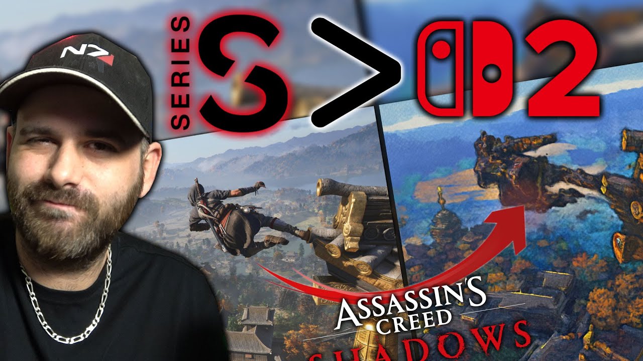 La Switch 2 est bien la pire console du march&eacute; 💀 Comparatif Series S et Switch 2 pour AC Shadows