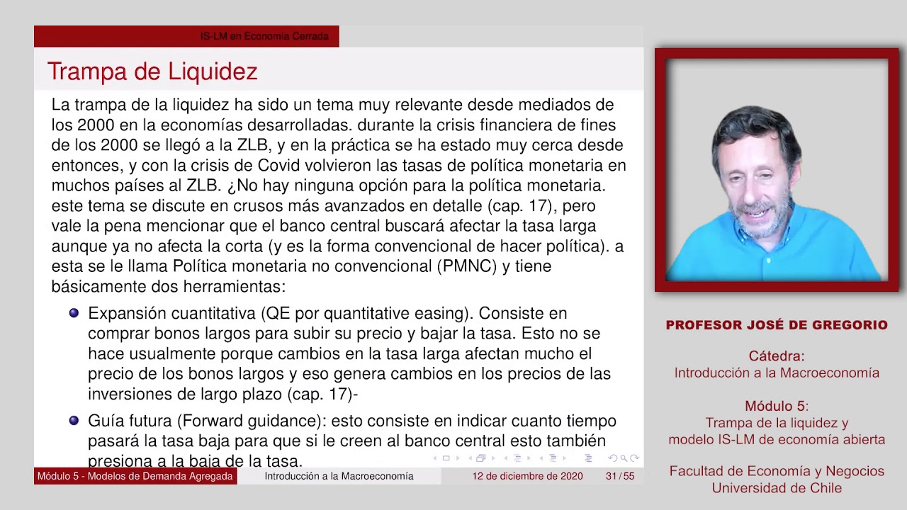 Clase 20 - Trampa de la liquidez y modelo IS-LM de economía abierta