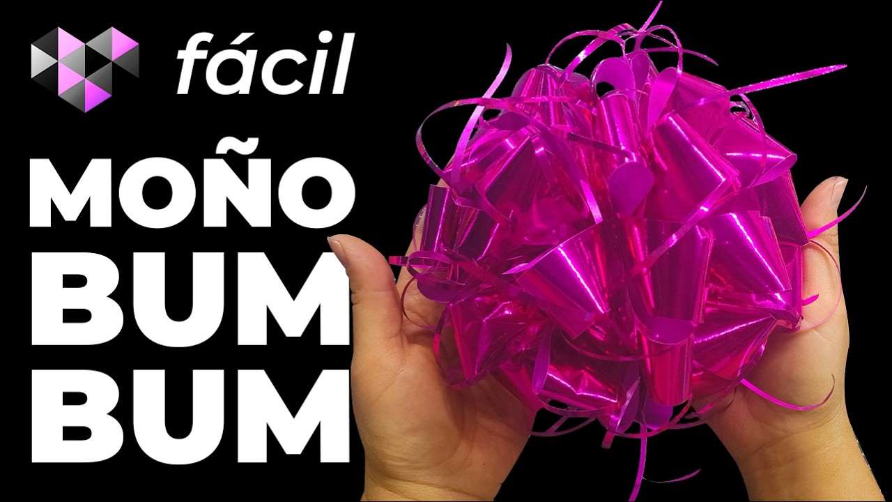 Cómo hacer un Moño Bum Bum 🎀 (Paso a Paso FÁCIL) - Tips Papeleros