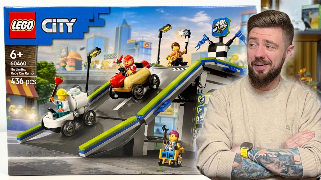 BEZ GRANIC: TOR Z RAMPAMI DLA WYŚCIG&Oacute;WEK 🏁 LEGO CITY 60460 RECENZJA