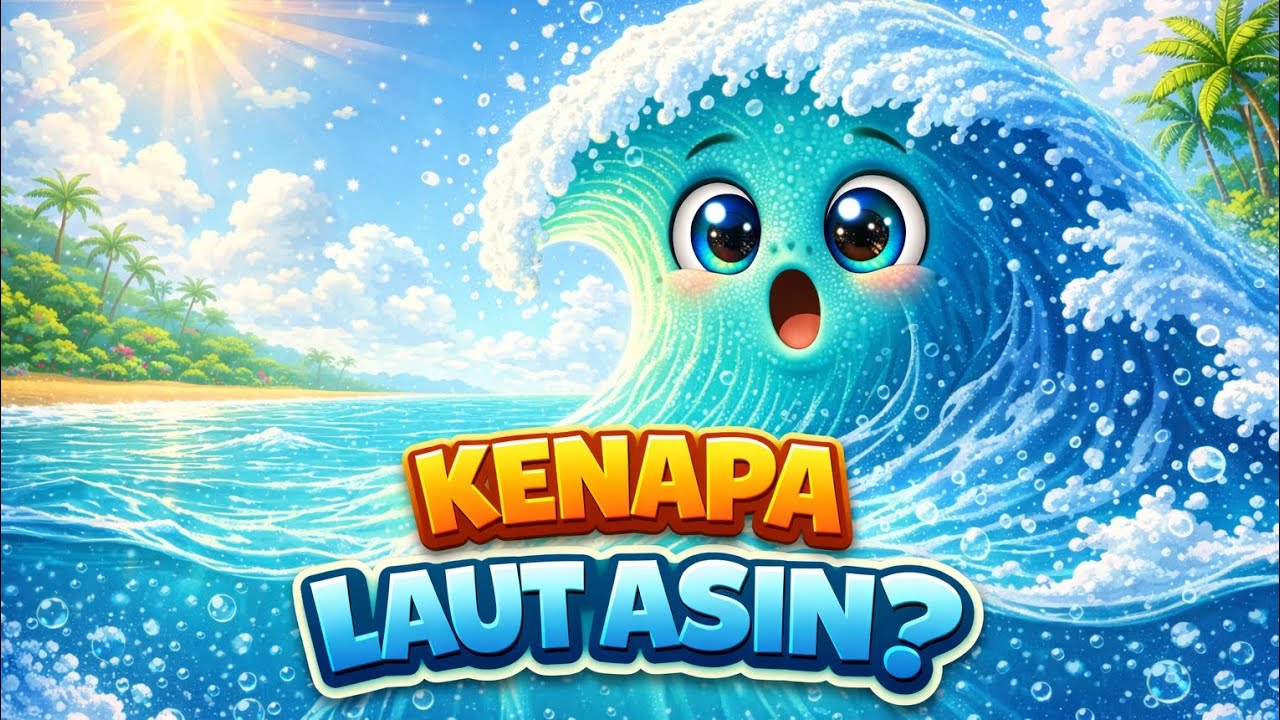 Kenapa Laut Rasanya Asin? 🌊🧂 | Sains Anak Seru
