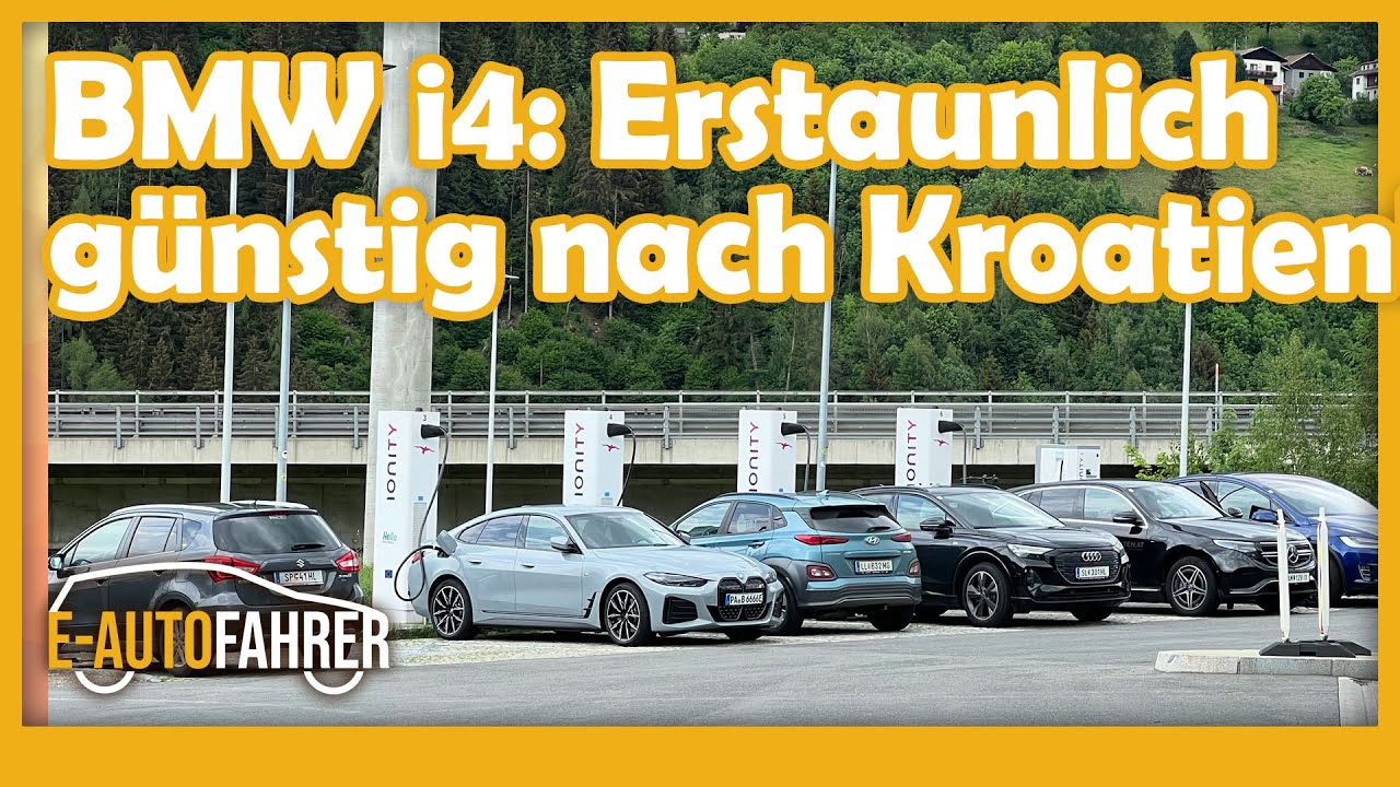BMW i4: Fahrt nach Kroatien mit verblüffenden Verbrauch