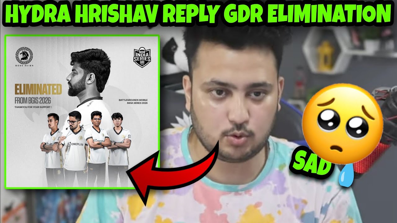 Hydra Hrishav Reply On Gods reign Bgis elimination 💔 🐉 | Hydra Hrishav