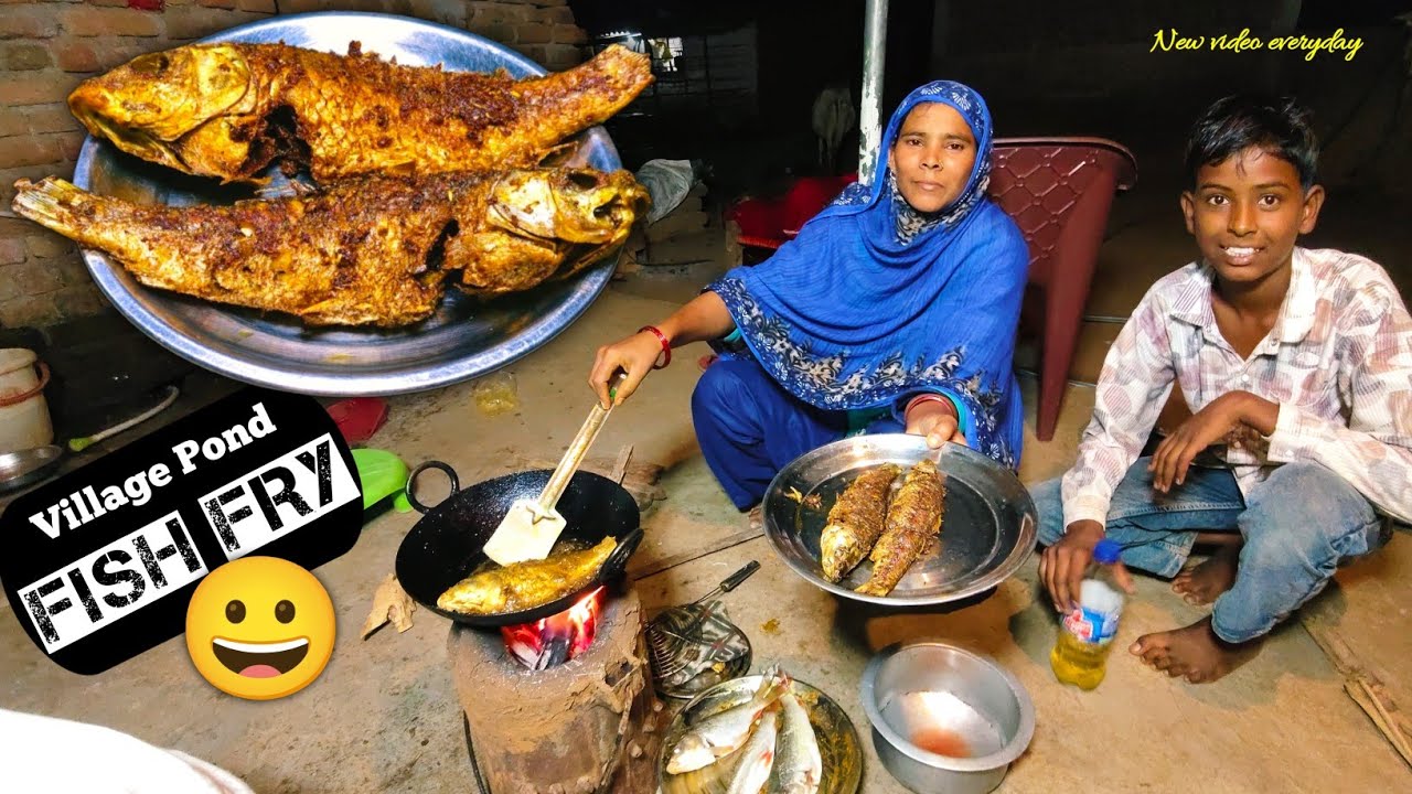 Talab ki Machhali || Machhali fry || Village pond fish fry