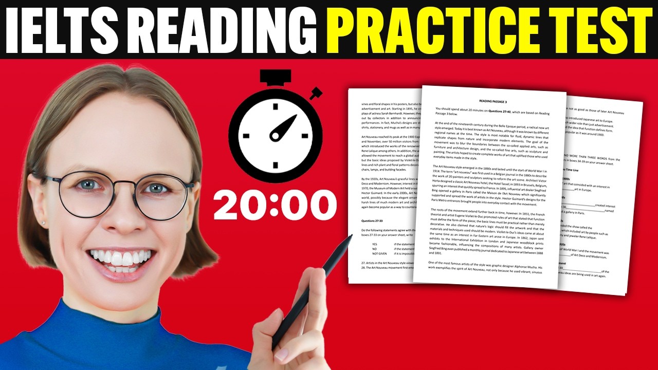 IELTS Reading Practice Test (Passage 3) -  Multiple Choice - YES NO NOT GIVEN -Flow Chart Completion