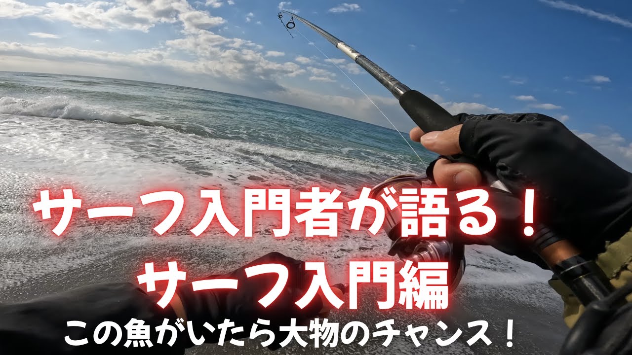 遠州サーフでサーフ入門者が語る！この魚がいたら大物のチャンス！【サーフ】
