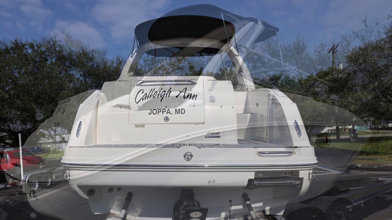 2013 Sea Ray 260 Sundancer presented by Backwater marine and yacht brokerage