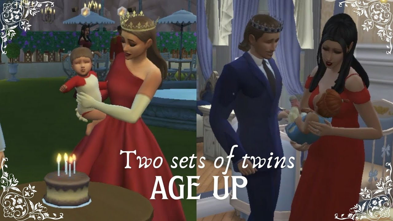 ROYAL FAMILY LEGACY S1E21 : Two sets of twins age up !