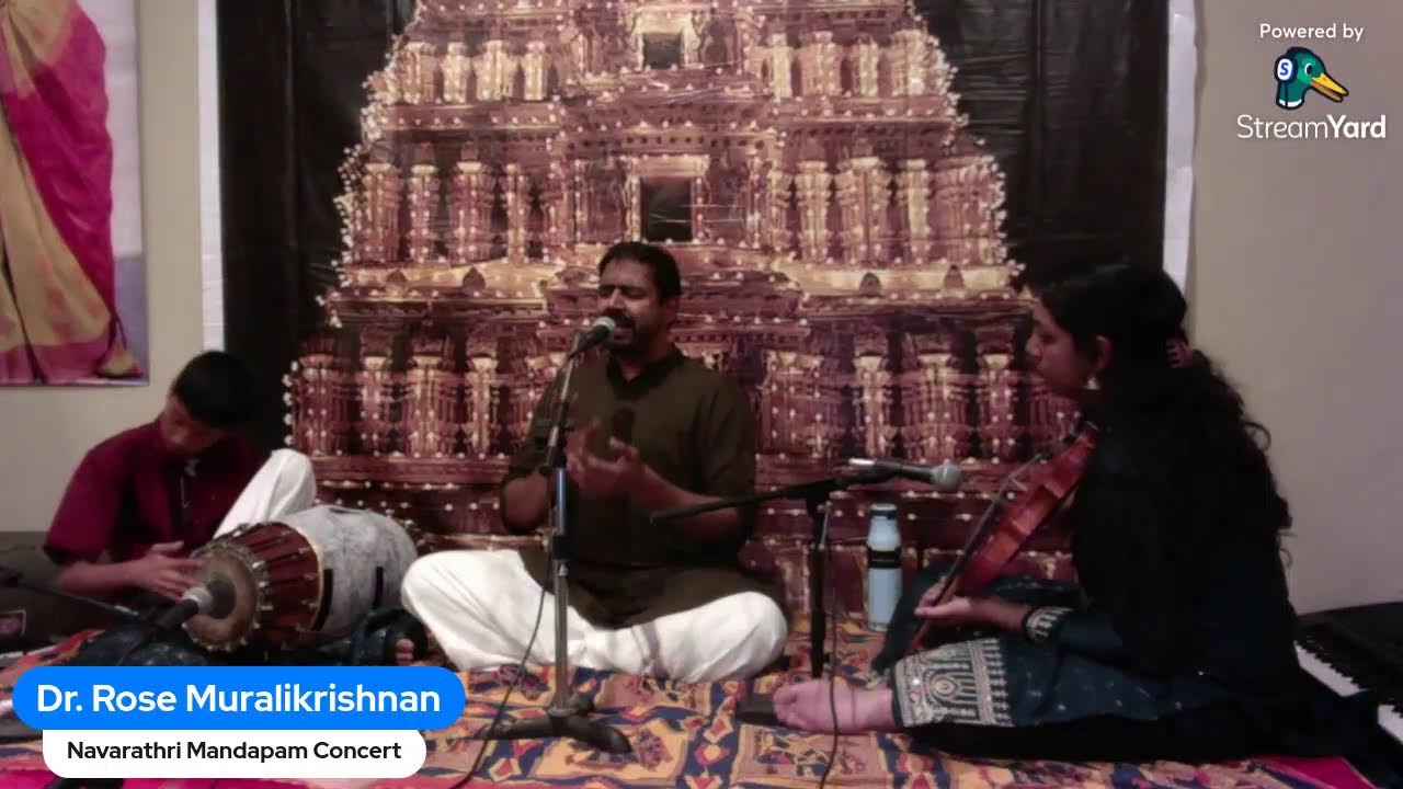 Navarathri Mandapam Concert By Vivek Thyagarajan