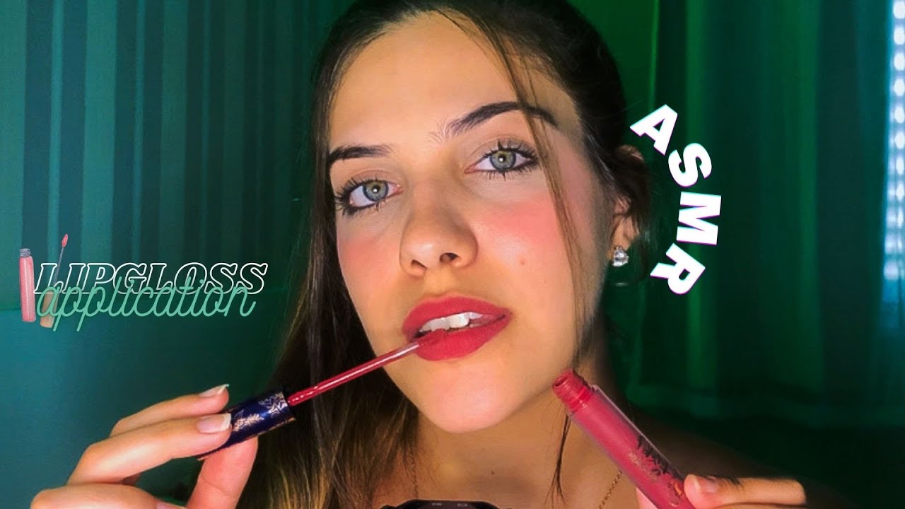 Passando GLOSS e BATOM 💄 em você, até você DORMIR! | ASMR