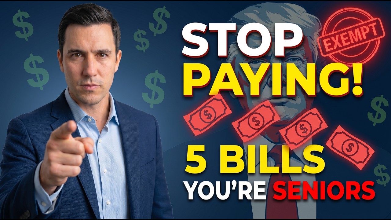 5 Bills Seniors Stop Paying NOW &mdash; You're Legally Allowed (Complete Tax Guide )