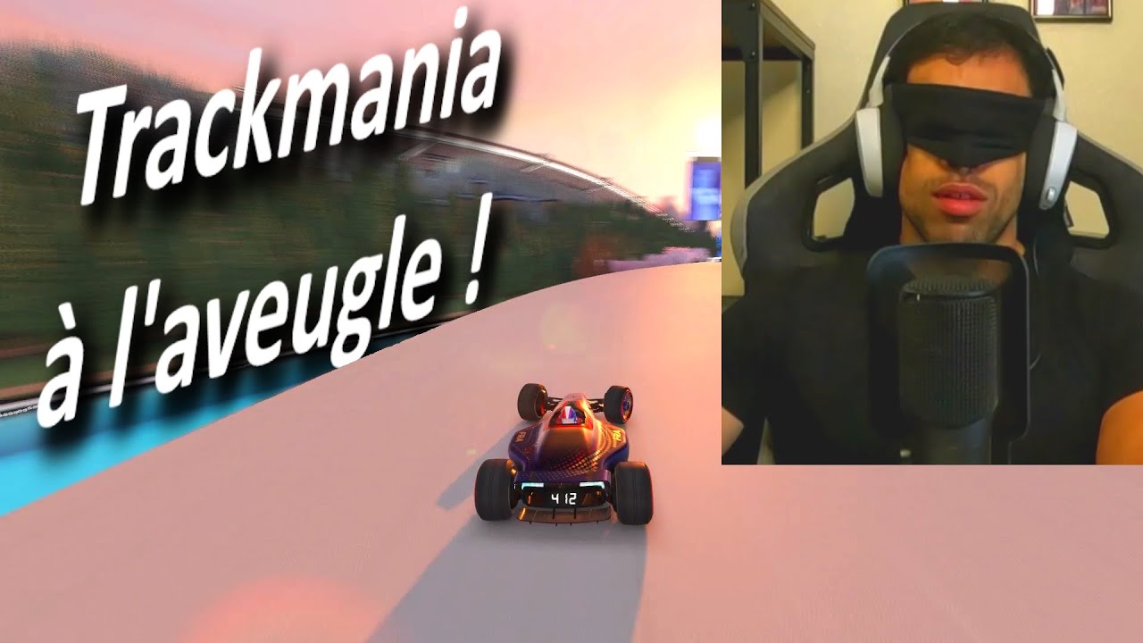 Premier test à 200 FPS dans #trackmania #blindfold