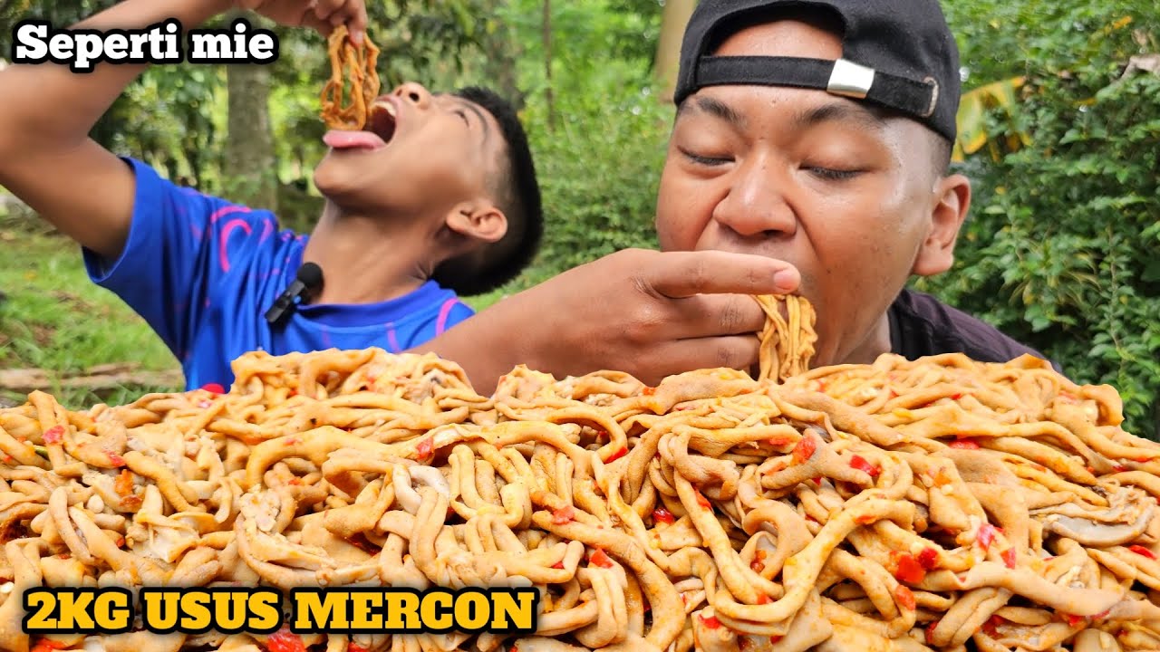 SUDAH SEPERTI MAKAN MIE | MUKBANG 2KG USUS MERCON TANPA NASI ! GURIH DAN EMPUK