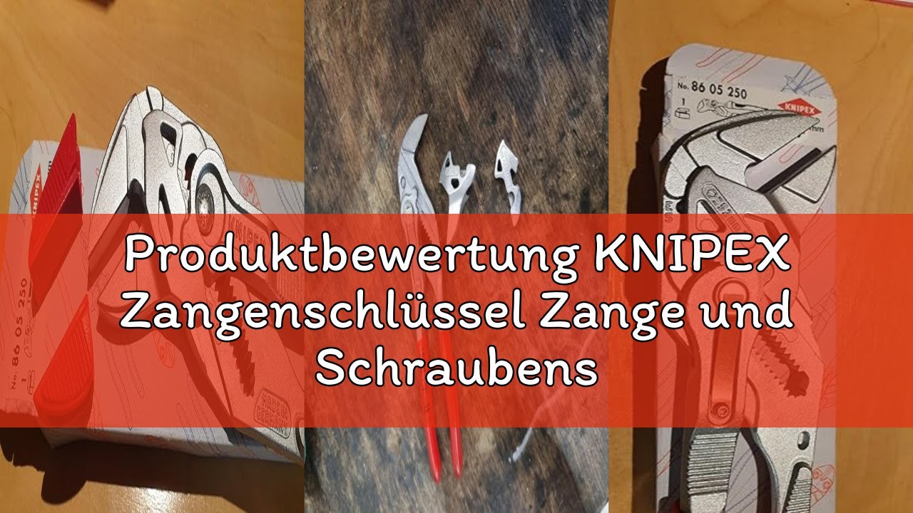 Produktbewertung KNIPEX Zangenschlüssel Zange und Schraubenschlüssel in einem Werkzeug auf SB-Karte