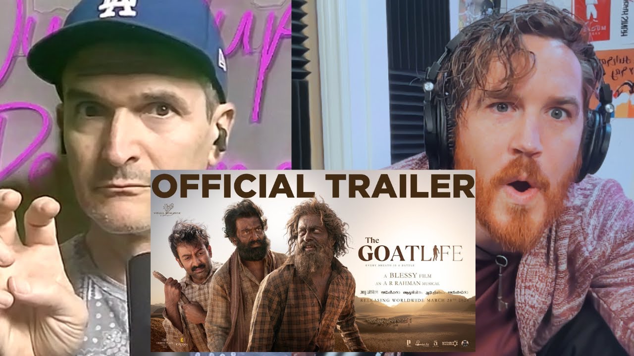 Aadujeevitham - The Goat Life Official Trailer A R Rahman, Prithviraj Sukumaran, Blessy REACTION!!!
