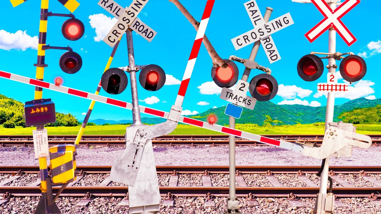 Railroad Crossing Desperate for a Barrier 😂