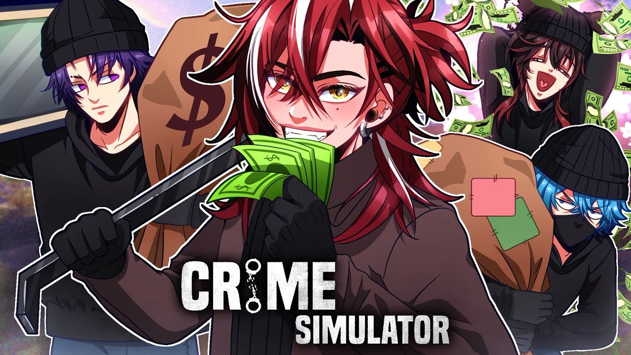4 VTuber Cowok Ini Menjadi Pencuri?! - Crime Simulator