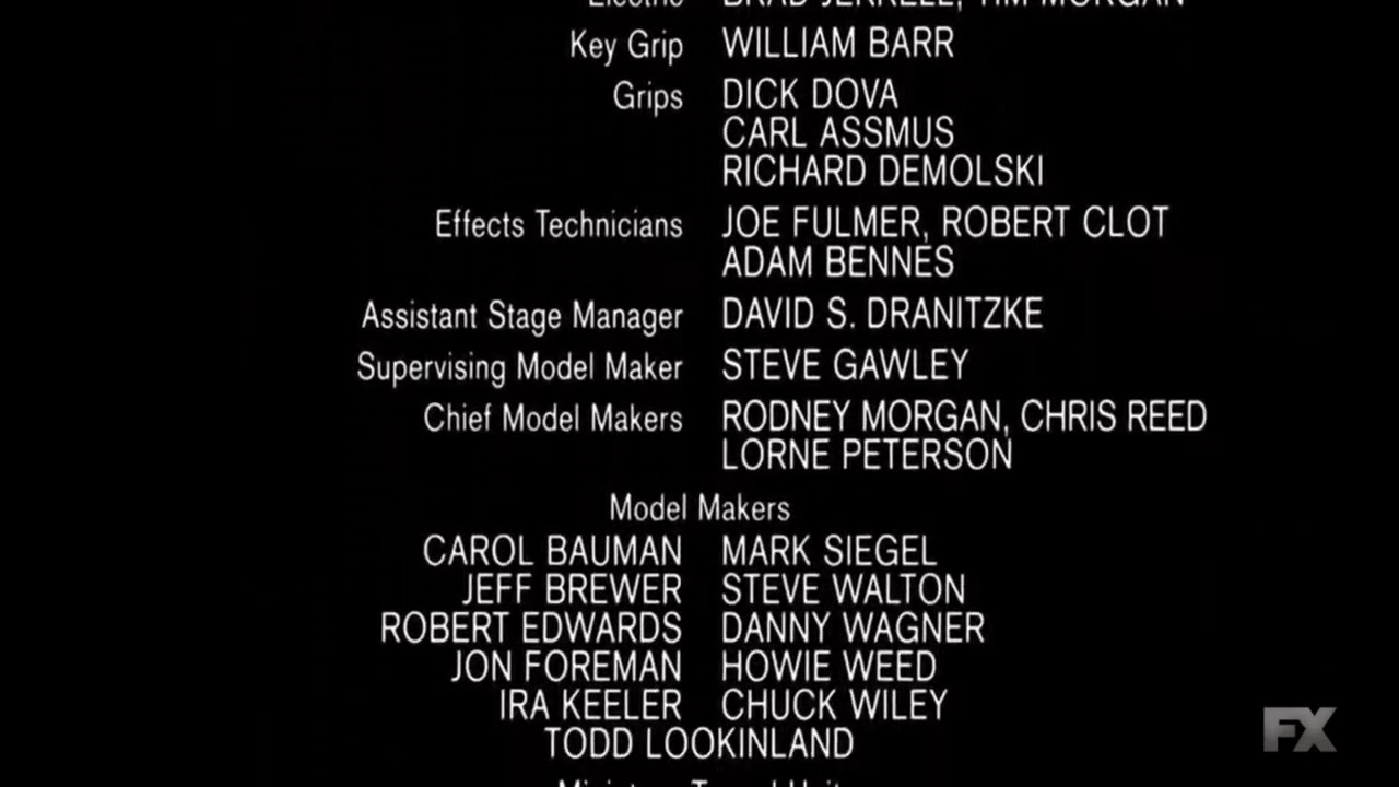 Men In Black End Credits (FX 2021)