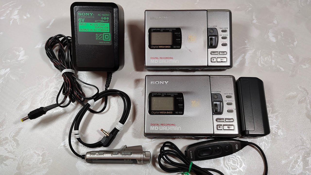 SONY MZ-R30 Portable Minidisc Recorder