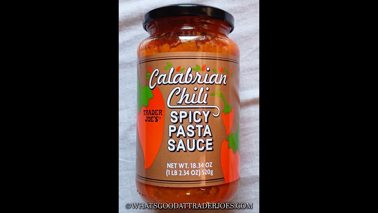 Trader Joe's Calabrian Chili Spicy Pasta Sauce - Mini Review