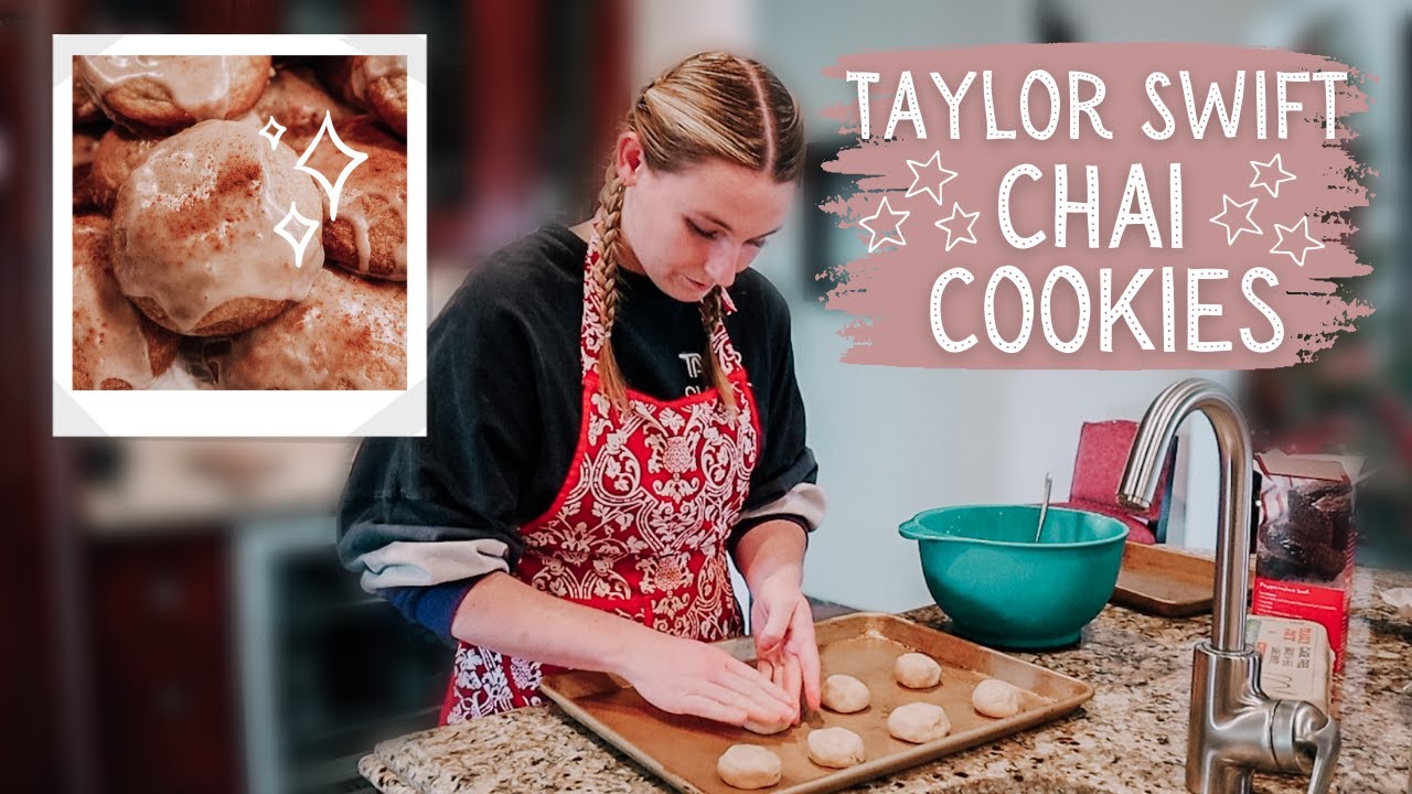 how to bake Taylor Swift Chai Sugar Cookies🍪💕 & chat with me // vlogmas 2022