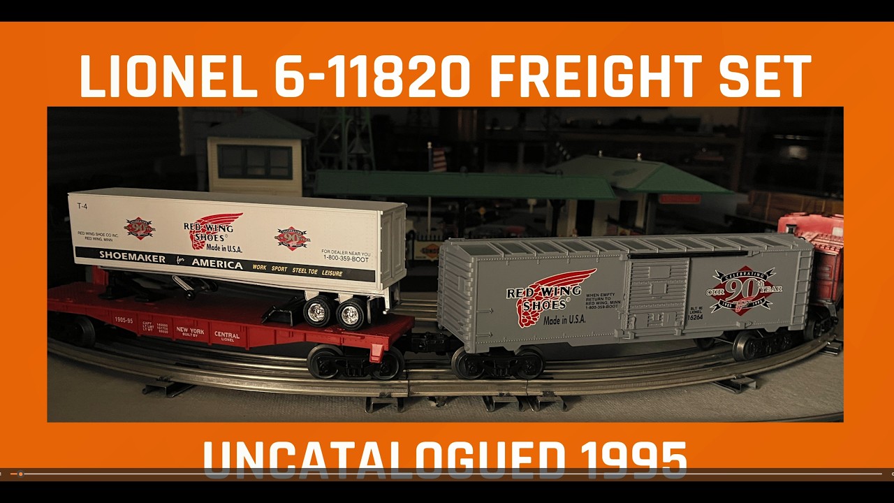 Lionel 6 11820 Freight Set (NYC/Redwing Shoes)