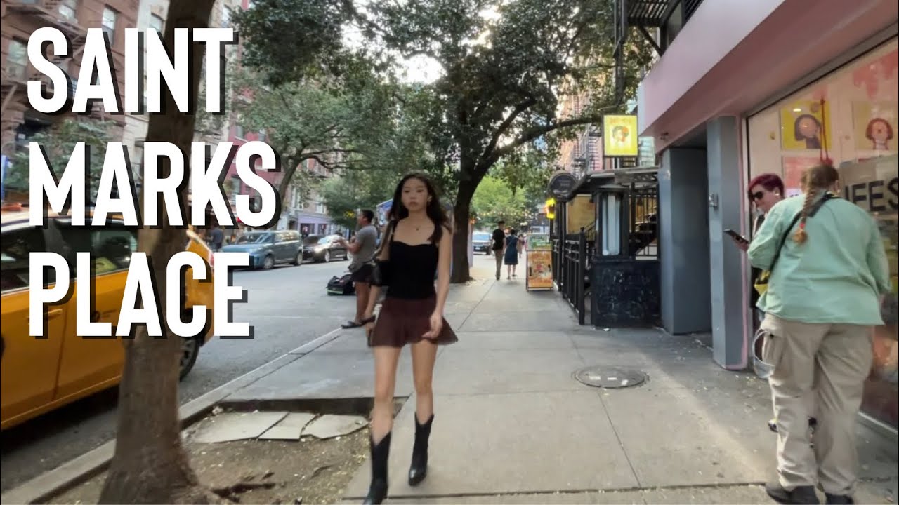 Saint Mark’s Place Walking Tour in East Village, NYC [4K]