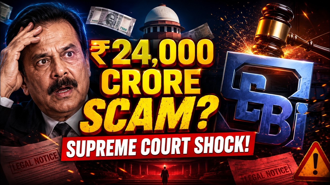 🚨 Sahara vs SEBI Explained | The ₹24,000 Crore Case That Changed Indian Corporate Law!