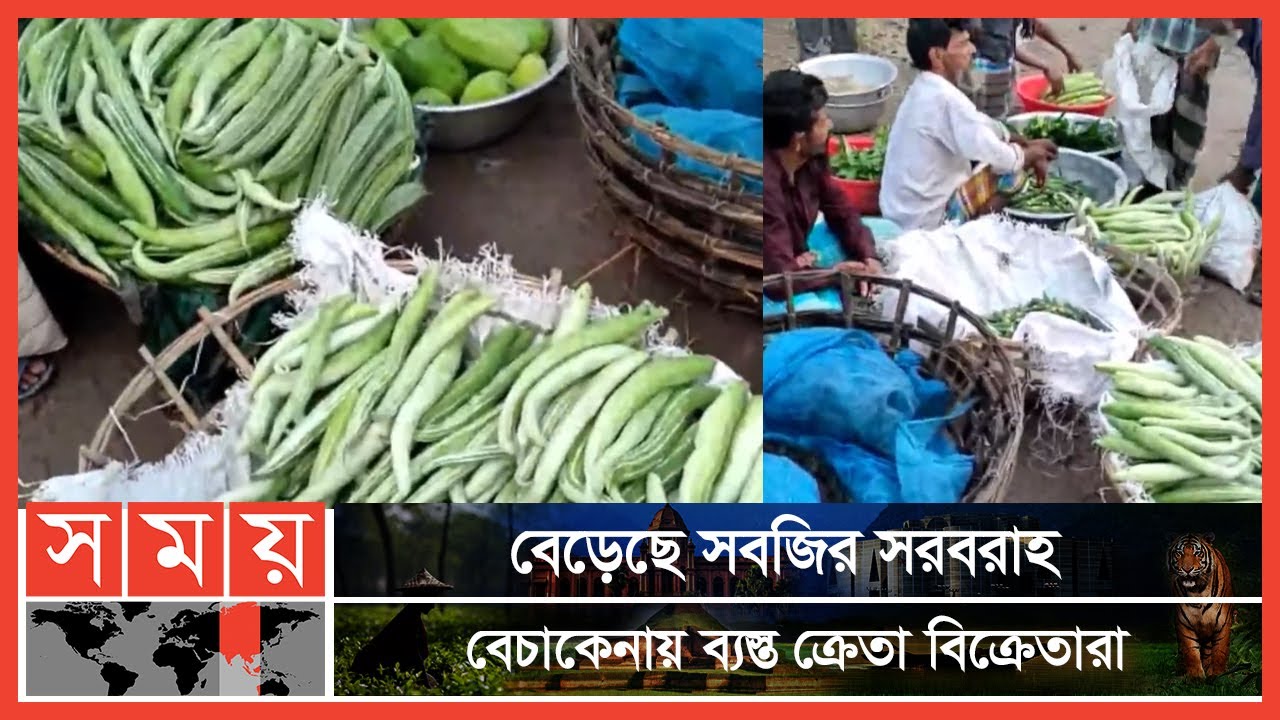 জমজমাট মানিকগঞ্জের জাগীর বন্দর সবজির আড়ত | Manikganj Vegetable Market | Vegetable Market | Somoy TV