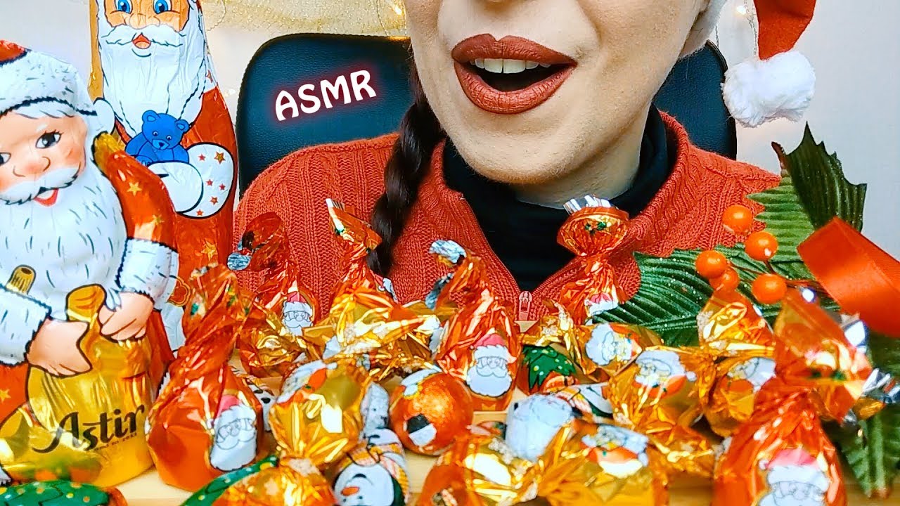 ASMR Dessert: Assorted Christmas Chocolate Treats | Whispering